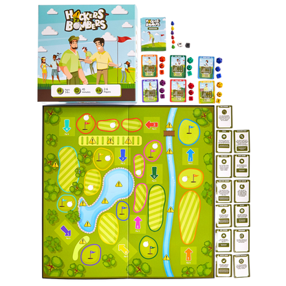 Hackers & Bombers Golf Themed Board Game