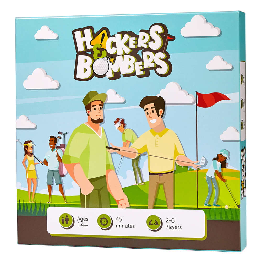 Hackers & Bombers Golf Themed Board Game