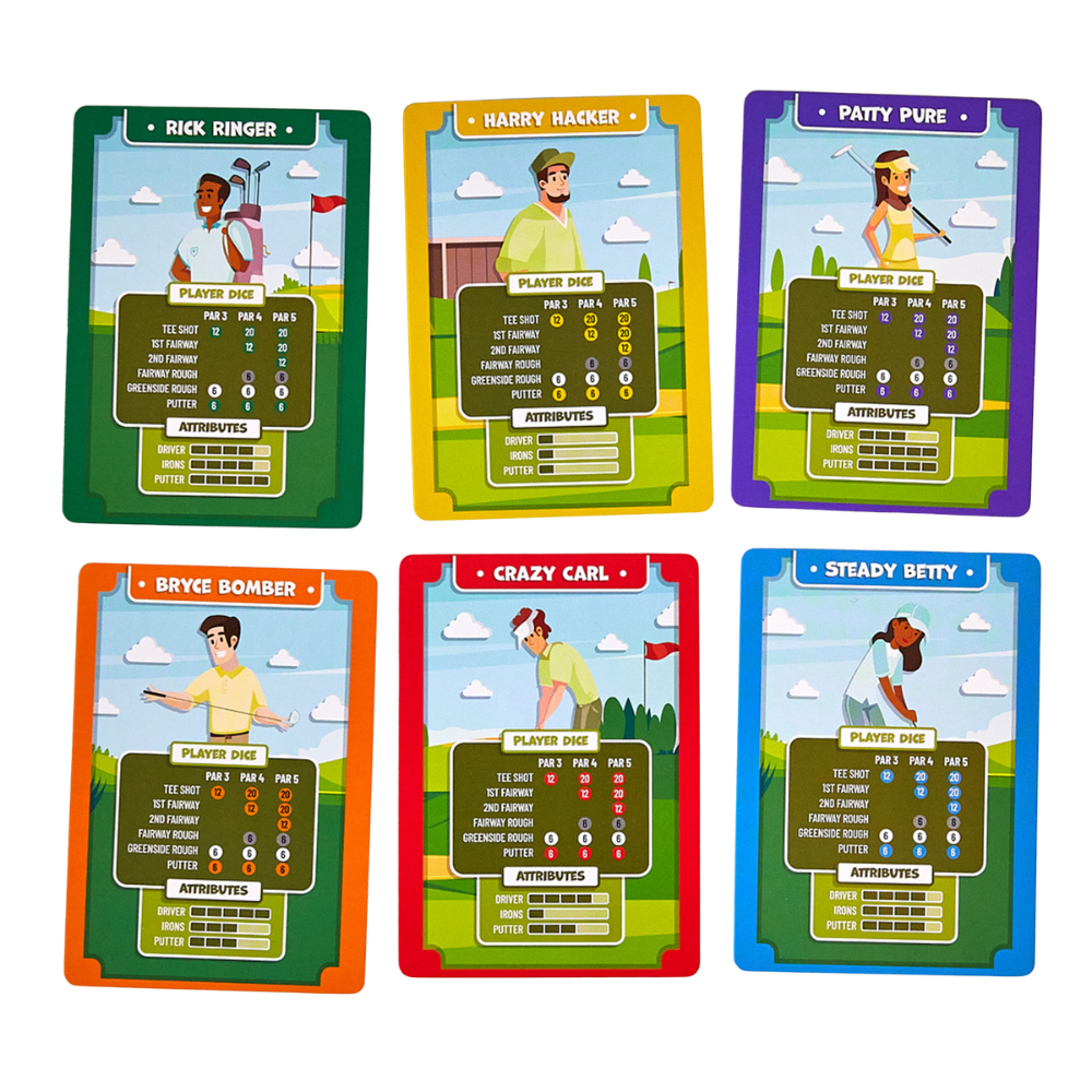 Hackers & Bombers Golf Themed Board Game