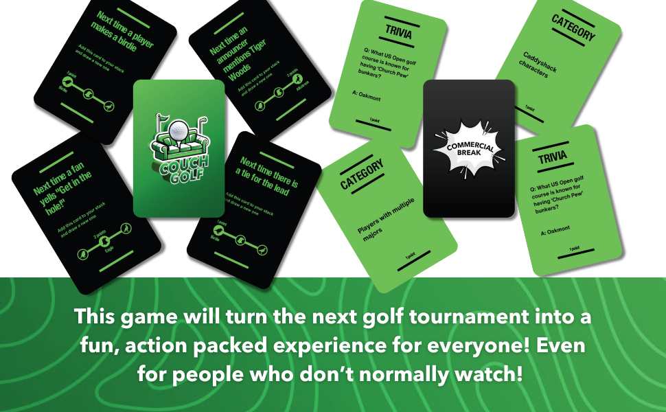 Couch Golf - The Game You Play While You Watch Golf!