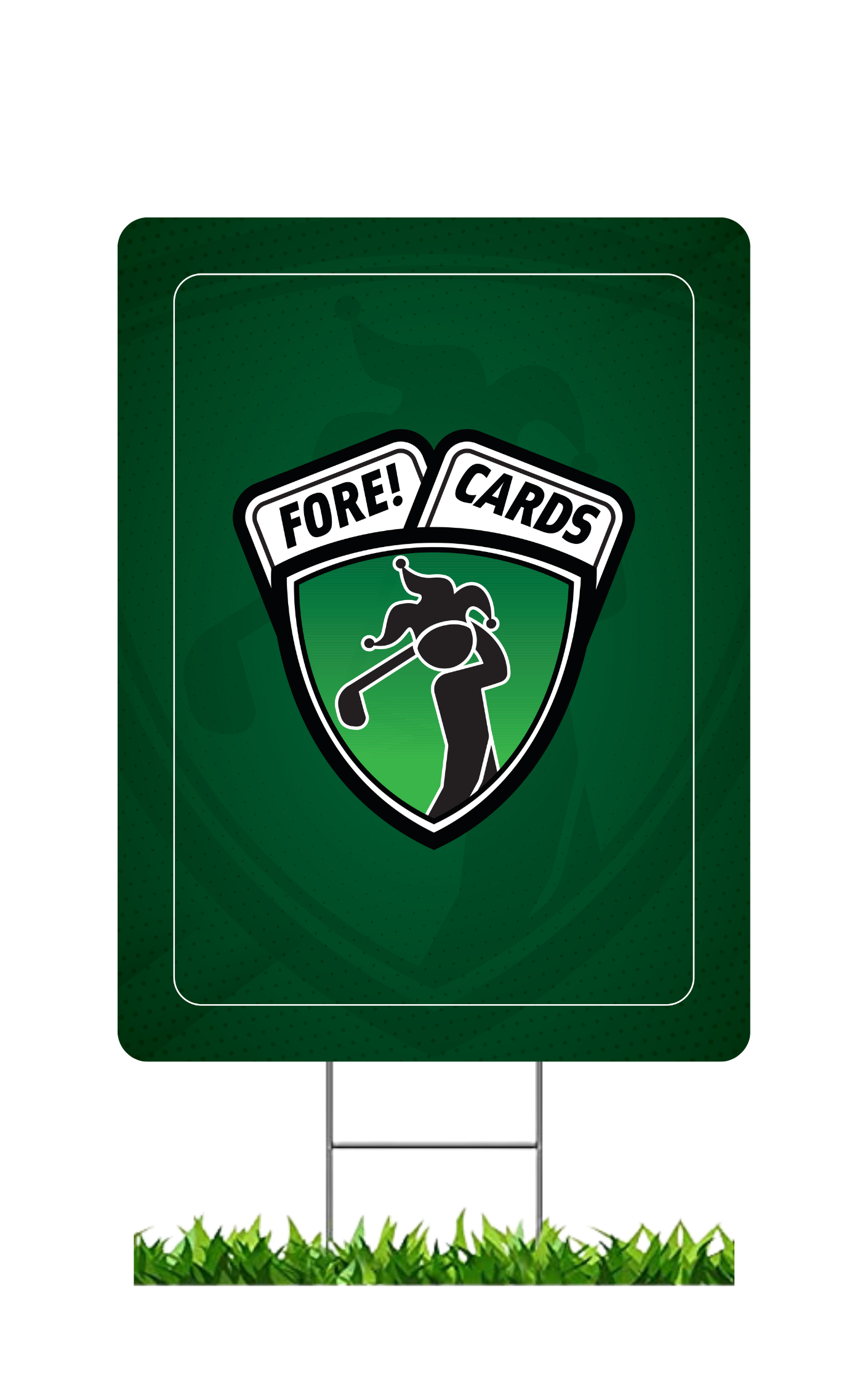Fore-Mat Tee Sign - One Club
