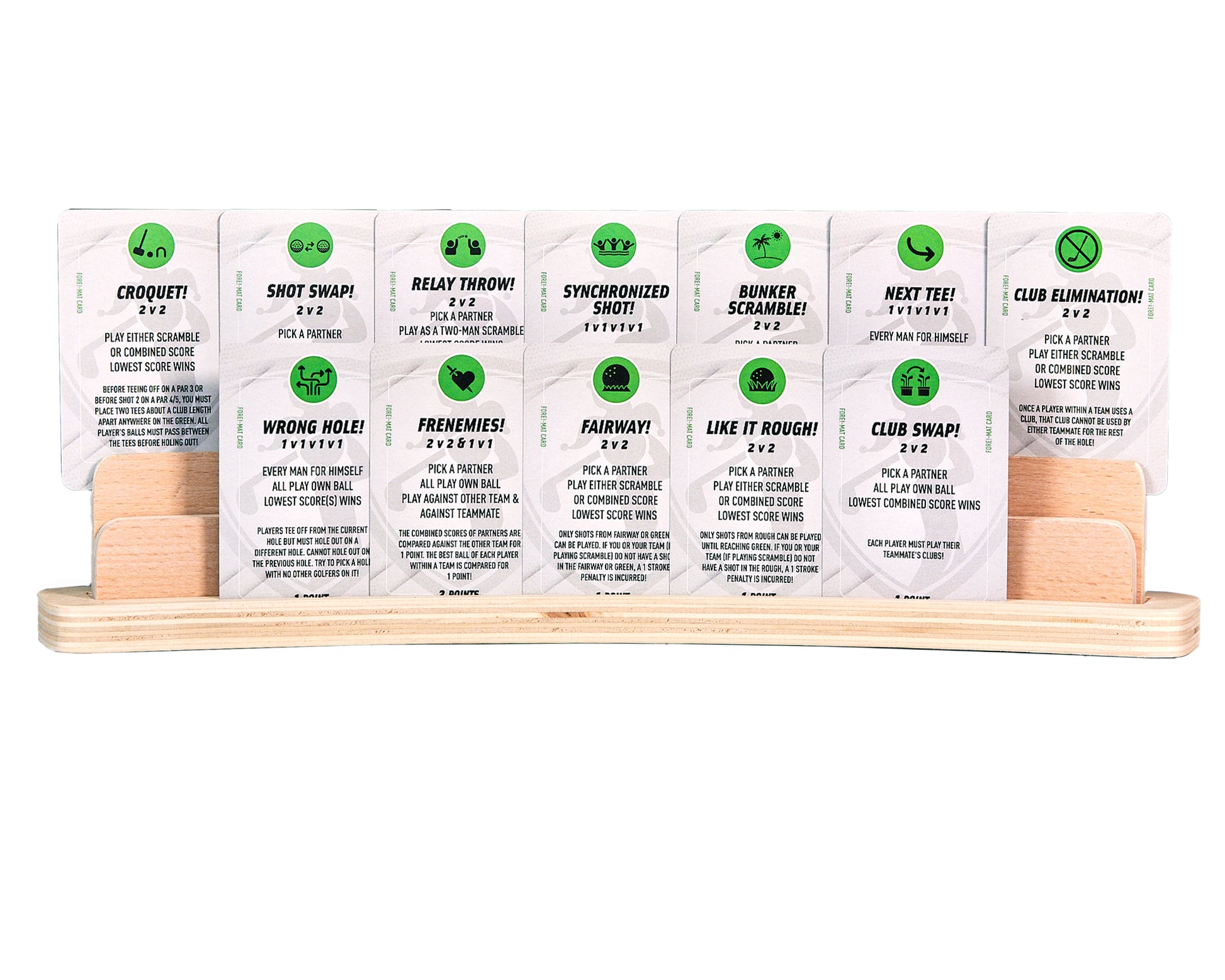 Fore Cards On Course Golf Game Expansion Pack