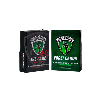 Fore Cards On Course Golf Game Expansion Pack Bundle